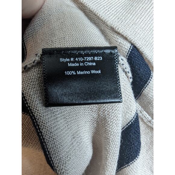 NWT Jenni Kayne Mercer Crewneck Sweater in Ecru Stripe - Picture 6 of 9